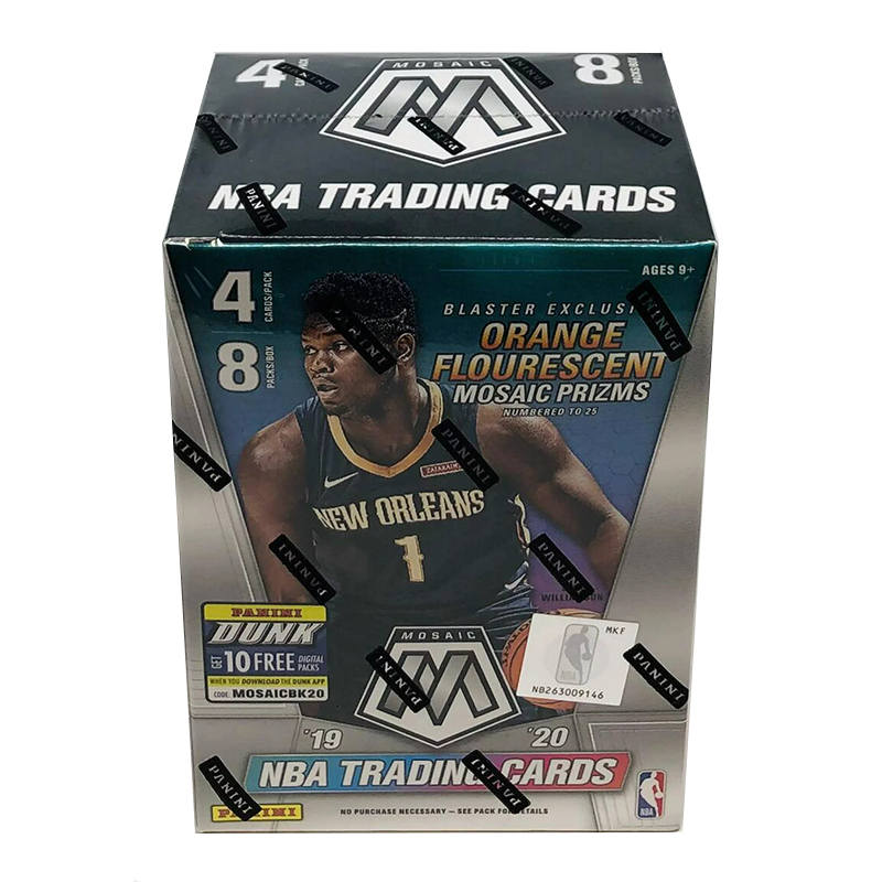 PANINI NBA Basketball Card 2019 20 Mosaic Blaster Box Mosaics, Grenade Box Sports Cards 1 Box Included