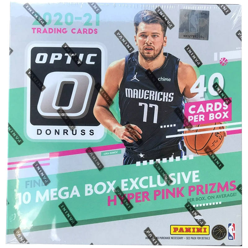 PANINI 2020 21 Basketball NBA Donruss Optic Basketball Mega Box Durex Sports Cards 1 Box Included