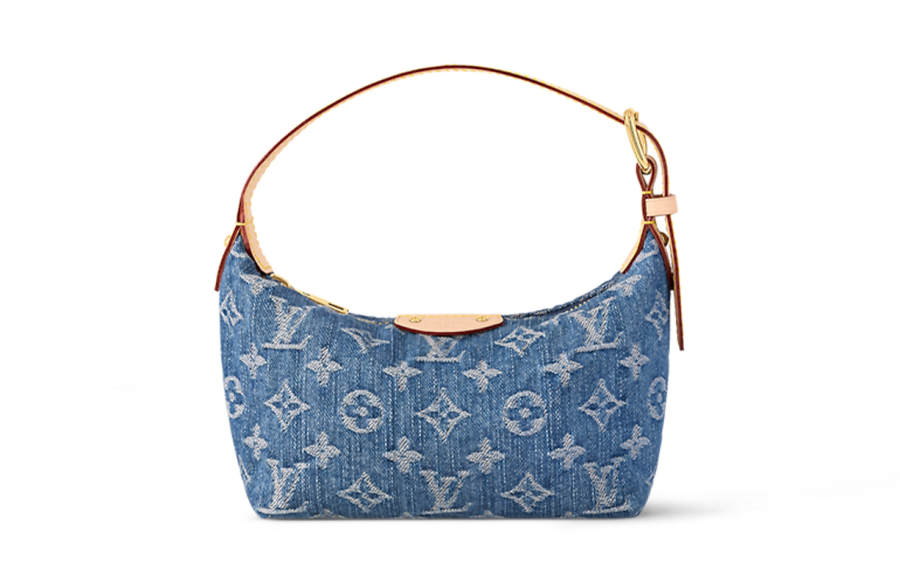 LOUIS VUITTON LOUIS VUITTON Hills Pochette Monogram Denim Blue
