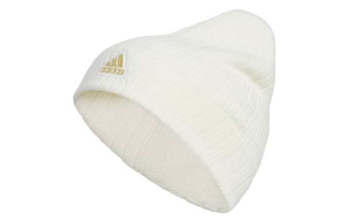 Adidas Adidas Acrylic, Cotton Beanies Unisex White