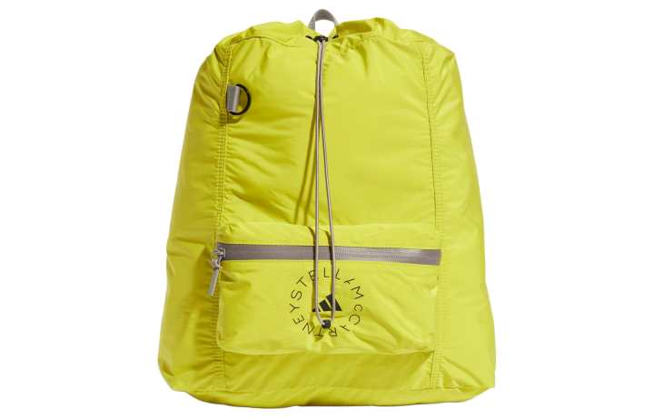 Adidas Adidas Stella McCartney Collaboration Recycled Polyester Plain Weave Fabric Backpack Women's Yellow