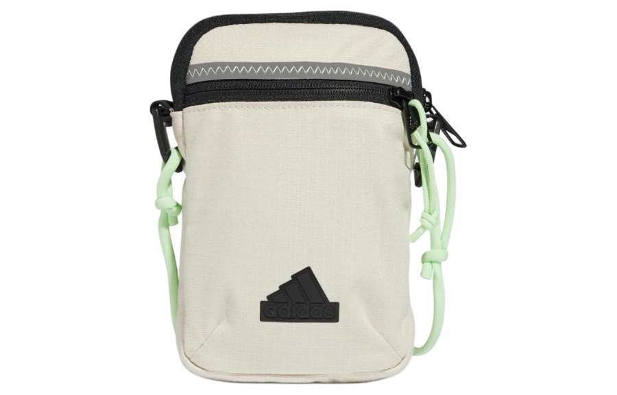 Adidas Adidas Crossbody Bags Aluminum & Pebble Silver & Semi Green Spark & Black