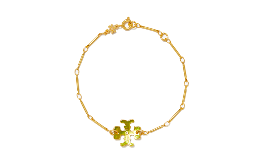 TORY BURCH TORY BURCH Brass Enamel Bracelets Unisex Gold