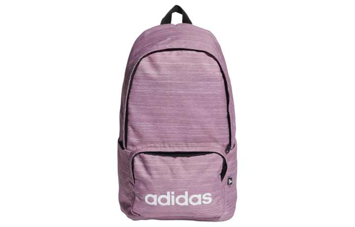 Adidas Adidas Recycled Polyester Plain Weave Fabric Backpack Unisex Orchid Powder