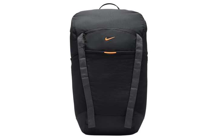 Nike Nike Fabric Backpack Regular Unisex Black & Coal Black & Dutch Orange