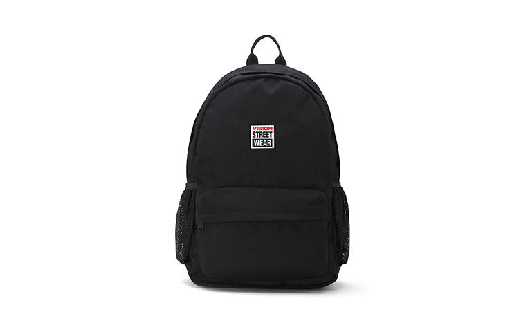Vision Street Wear Polyester Backpack Unisex Black/Purple/Neon Green