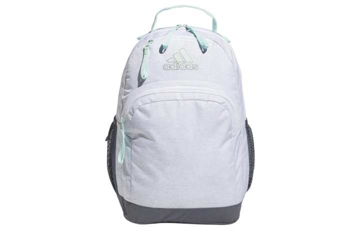 Adidas Adidas Recycled Polyester Backpack Unisex White & Semi Shimmer Green