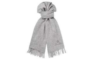 Loro Piana Knit Scarves Men's Gray