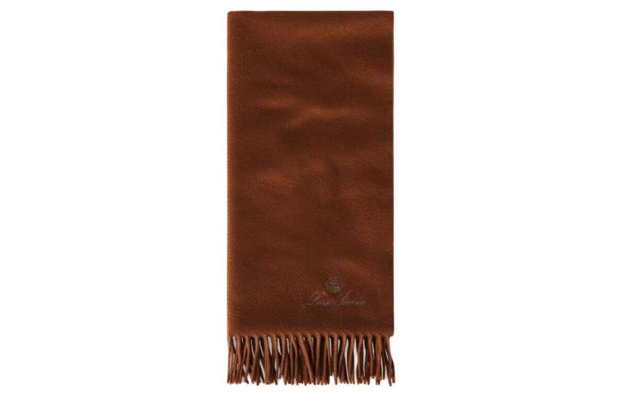Loro Piana Knit Scarves Women's Umber