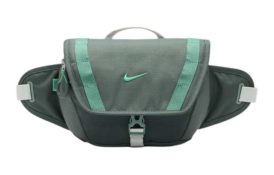 Nike Nike Fabric Fanny Pack Regular Unisex Vintage Green & Light Silver & Stadium Green