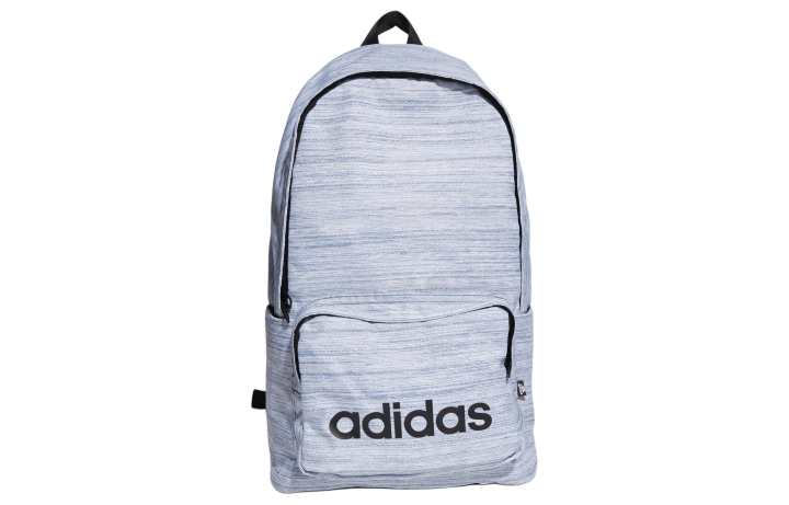 Adidas Adidas Recycled Polyester Plain Weave Fabric Backpack Unisex Crew Blue & Core White & Black