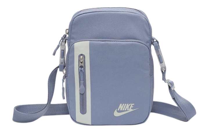 Nike Nike Elemental Fabric Portable Crossbody Bag, Shoulder Bag Unisex Gray Slate Blue & Light Silver