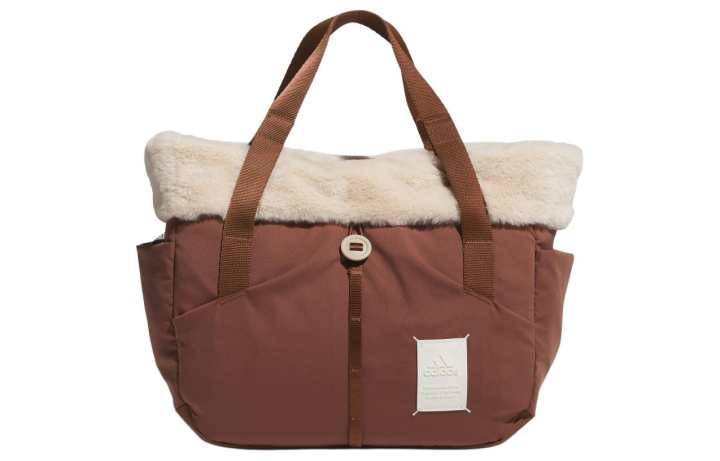 Adidas Adidas Polyester Tote Bag, Shopping Bag, Handbag Men's Brown