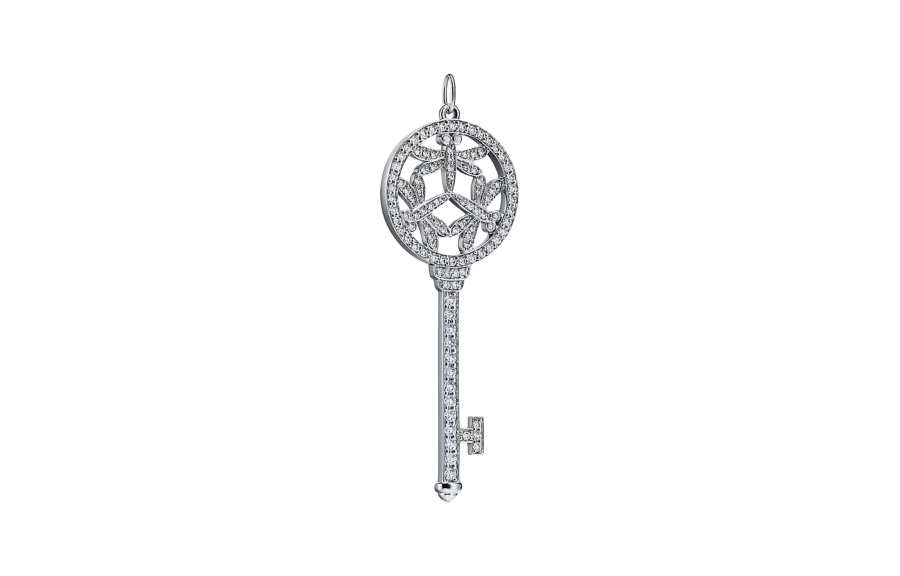 TIFFANY & CO. TIFFANY & CO. Diamond, Platinum Pendants Unisex Silver