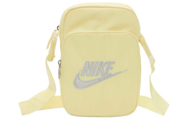 Nike Nike Polyester Portable Crossbody Bag, Shoulder Bag Unisex Light Laser Orange & Light Silver
