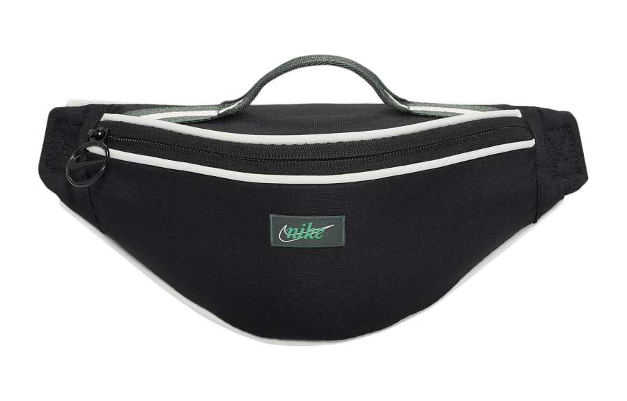 Nike Nike Polyester Fanny Pack Small Women's Black & Vintage Green & Stadium Green