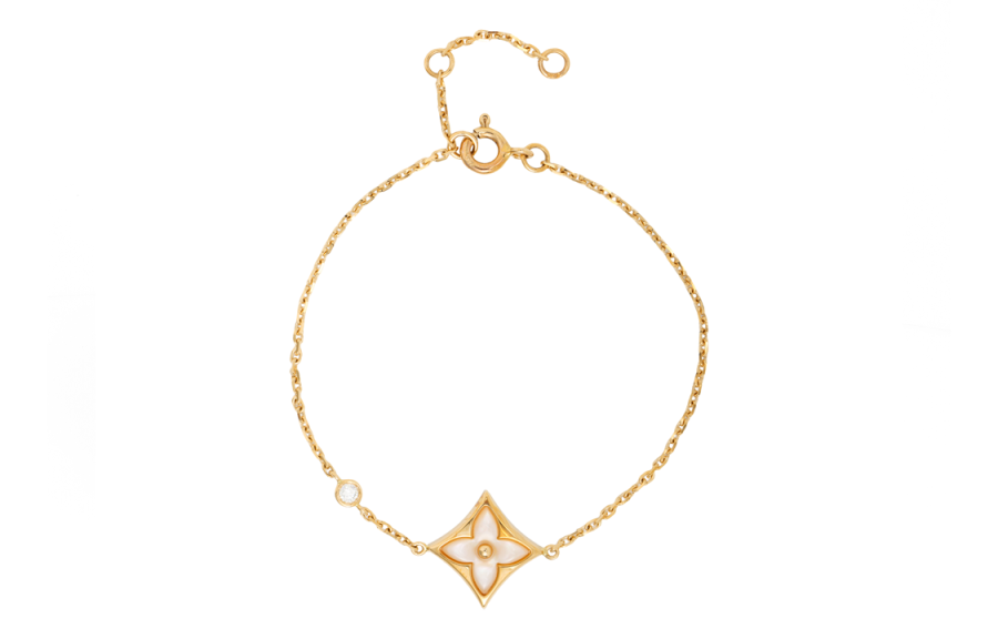 LOUIS VUITTON Color Blossom Bb Star Bracelet Pink Gold Pink Mother of Pearl And Diamond