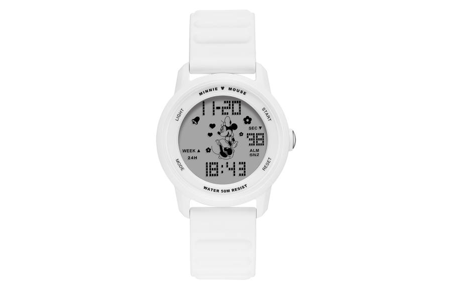 Disney Mickey Series Electronic Movement TPU Strap Watch Unisex Gray Dial 50m Waterproof