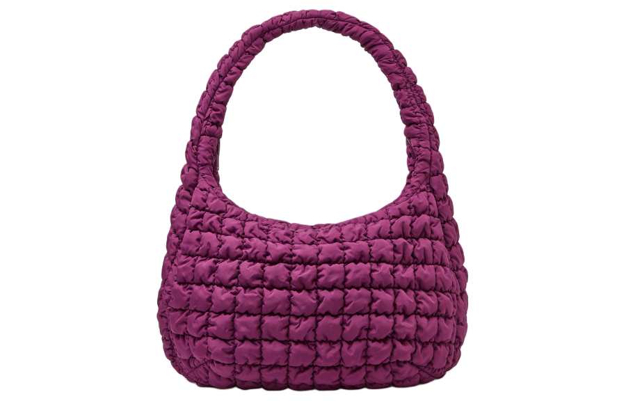 COS Polyester Cloud Bag, Portable Crossbody Bag, Shoulder Bag Women's Burgundy