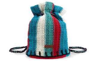ADER ERROR Cotton Handbag, Shoulder Bag, Backpack Unisex Blue & Multicolor