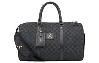 Jordan Fabric Monogram Bag, Luggage Bag, Bucket Bag, Shoulder Bag Unisex Black
