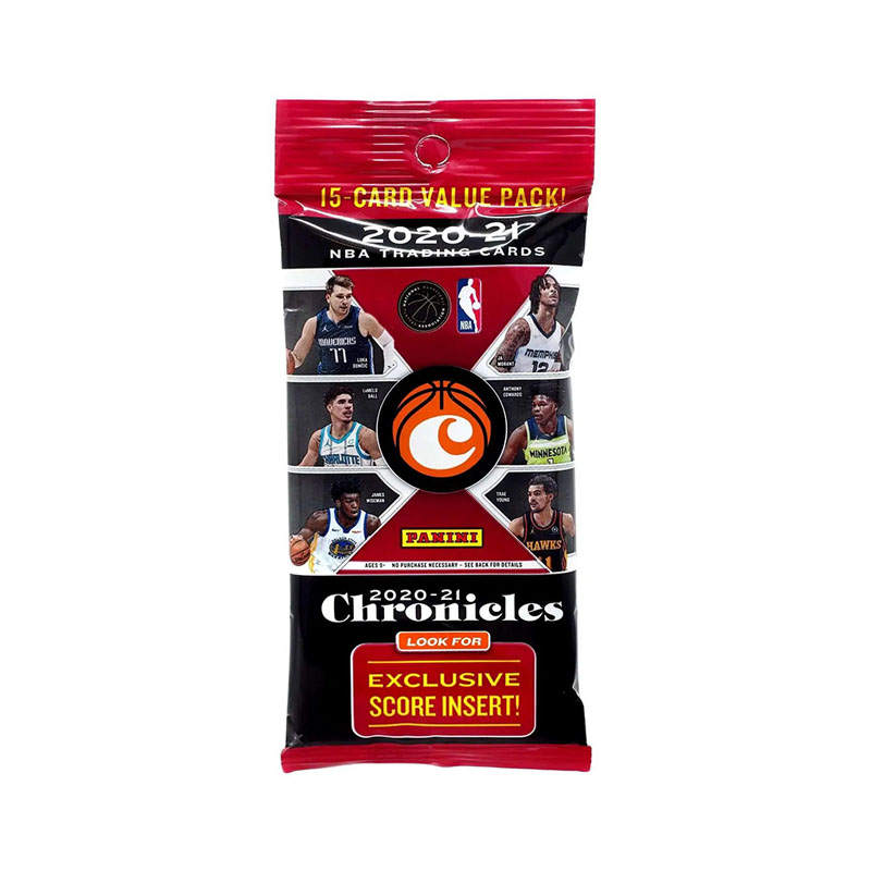 PANINI NBA Basketball Card 2020 21 Chronicles Fat Pack Chronicle, Fat Pack Sports Cards