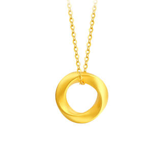 SINO GEM Gold Pendant Unisex