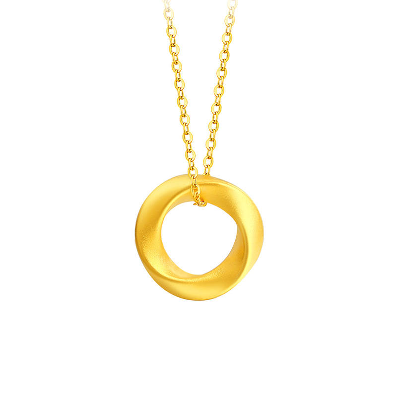 SINO GEM SINO GEM Gold Pendant Unisex