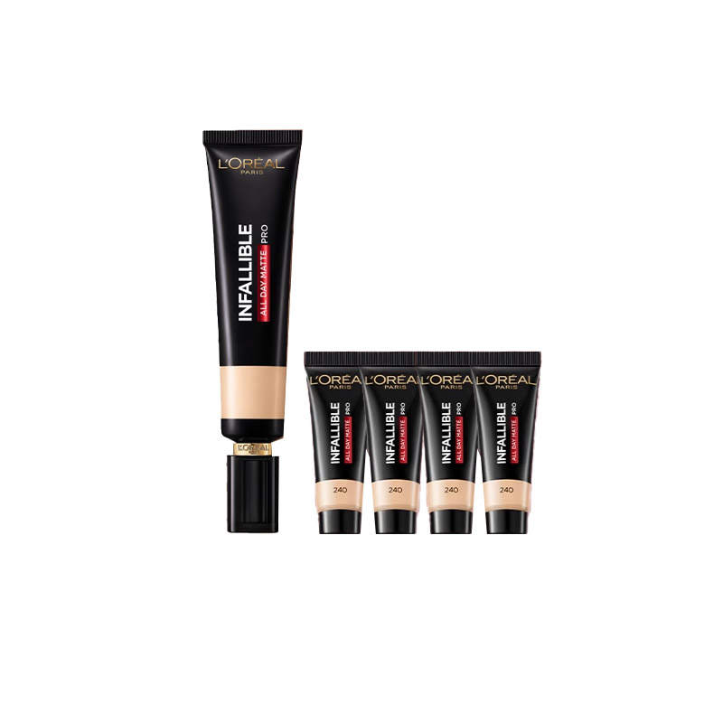 L'OREAL L'Oréal Blotting Sticks Liquid Foundation Oil Control Concealer Leather 35ml+10ml*4 Birthday Gift For Girlfriend Gift