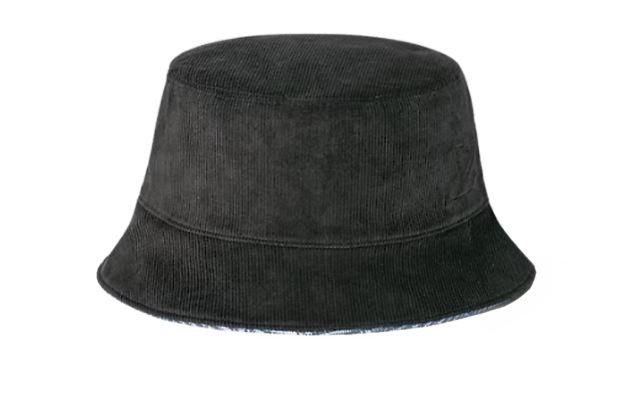 LOUIS VUITTON Embroidery Print MNG Denim, Corduroy, Cotton Bucket Hats Men's Blue