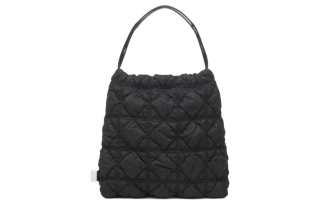 CARLYN Polyester With Nylon Handbag, Shoulder Bag Regular Women's Black