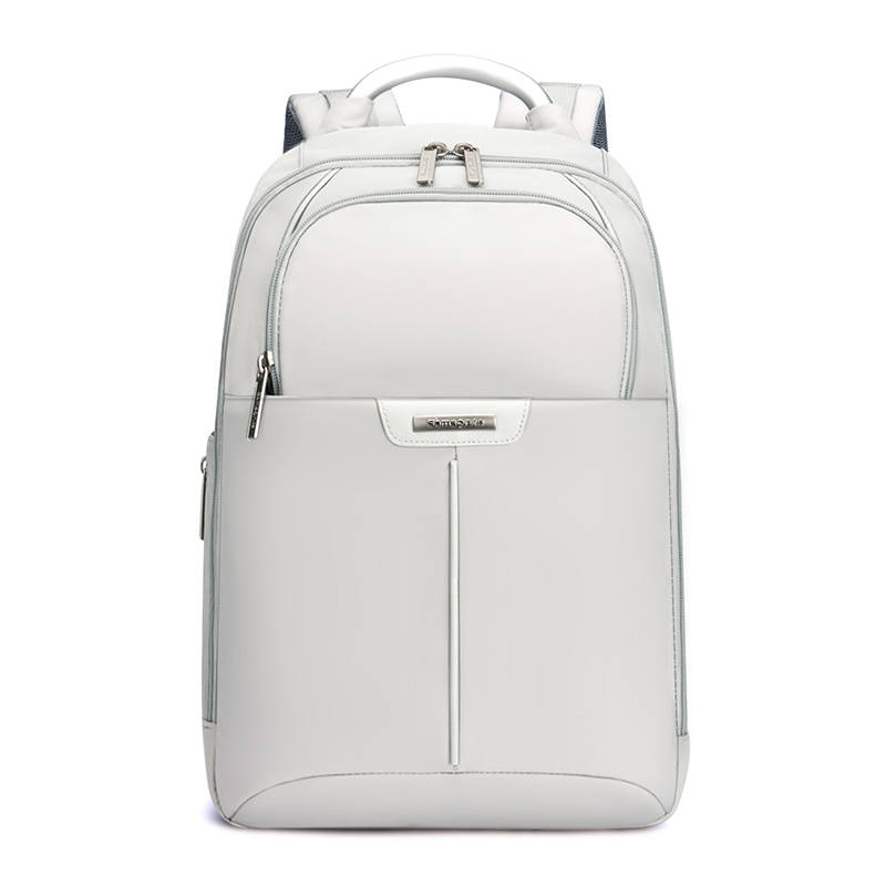 Samsonite SAMSONITE Polyester Laptop Bag, Travel Bag, Backpack Unisex Light Gray