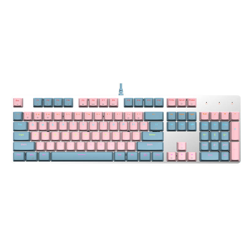 Lenovo MK5 104 Keys True Mechanical Esports Gaming 104 Keys Wired Computer Laptop Desktop Office Typing Keyboards