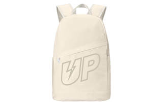 TURN UP Polyester Backpack Unisex Beige Yellow