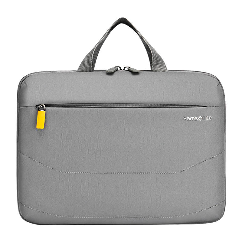 Samsonite SAMSONITE Water Repellent Fabric Briefcase, Handbag Regular Unisex Gray