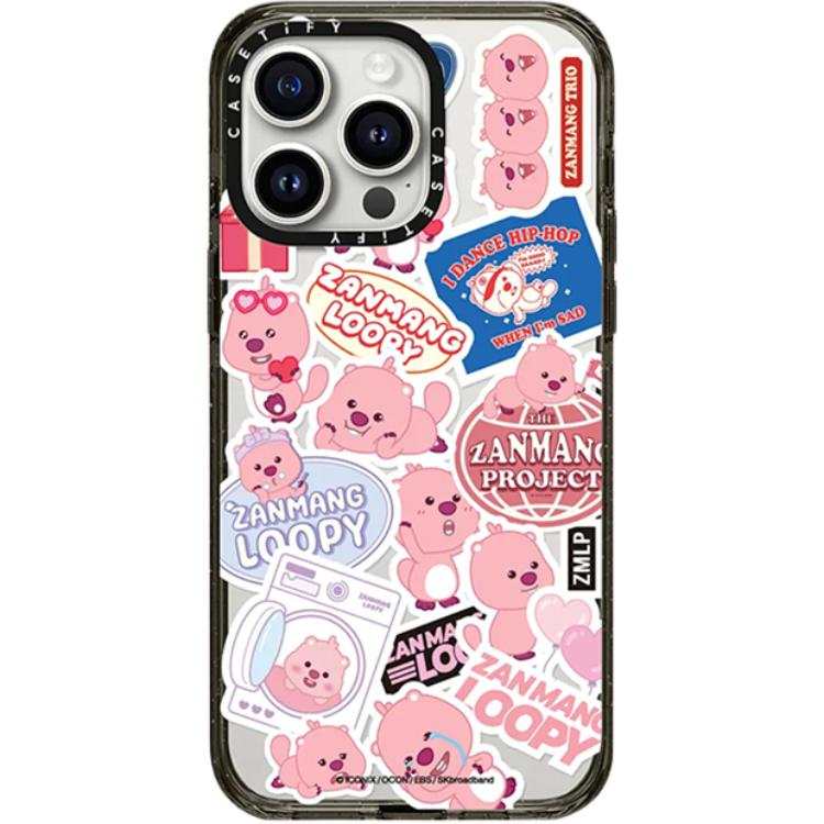 CASETIFY CASETIFY x Zanmang Loopy Silicone Material 2D Sticker Phone Cases