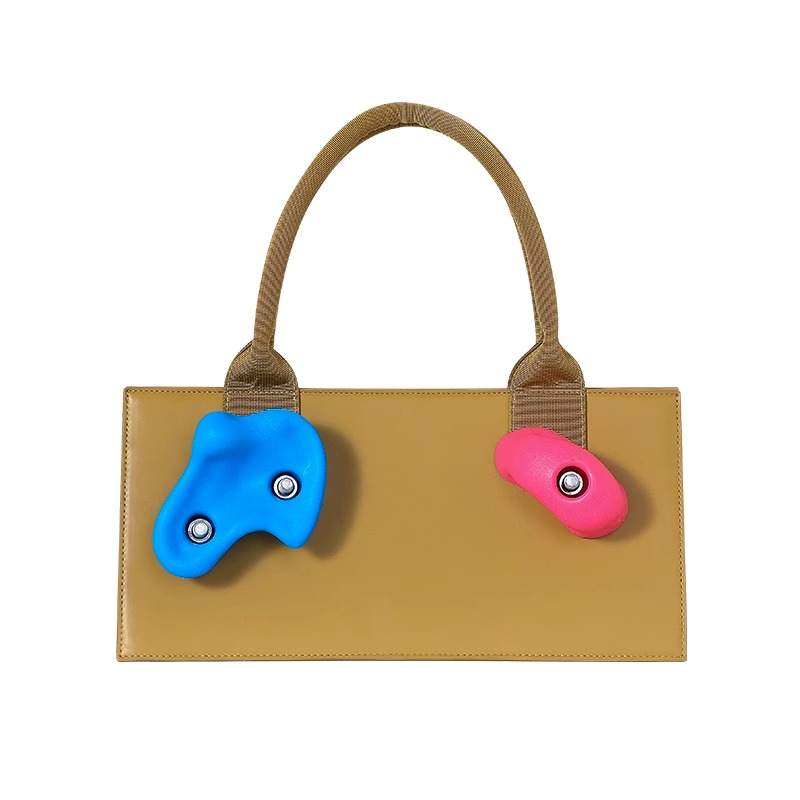CONP CONP Pu Handbag Women's Yellow Brown