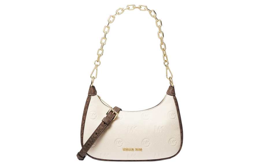 MICHAEL KORS Polyurethane Portable Crossbody Bag, Shoulder Bag Women's White