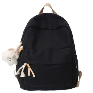 CHUNLONG Canvas Backpack Regular Unisex Black/White/Yellow/Blue/Green