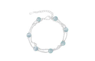 WANLIACC Colored Glaze Jade Bracelets Women's