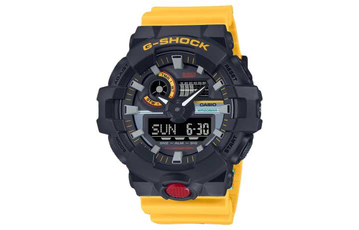 CASIO CASIO Men Liquid Crystal/Analog Dual Display Series Black Watch GA-700MT-1A9JF