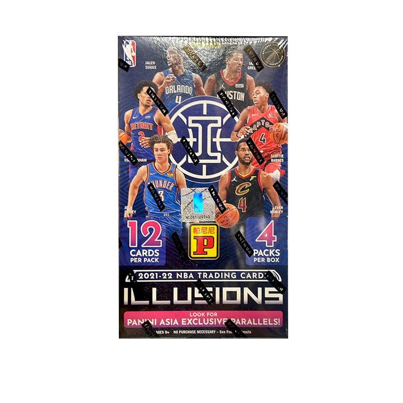 PANINI NBA Basketball Card 2021 22 Illusions Fantasy Collection, Asian Edition Sports Cards Box Included