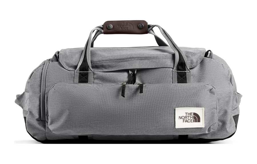 THE NORTH FACE 49L Zip Closure Outdoor Bags Recycled Material Gray Unisex