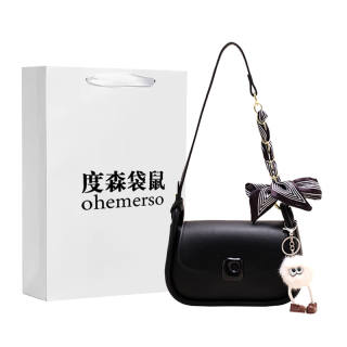 DUSENDAISHU Pu Shoulder Bag Medium Women's White/Black/Khaki