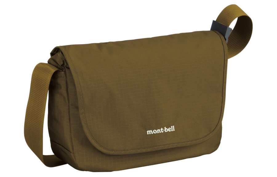MONTBELL 8L Crossbody Outdoor Bag Nylon Khaki Unisex
