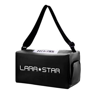 LARA STAR PVC Training Bag, Swim Handbag, Crossbody Bag, Gym Bag Large Unisex White