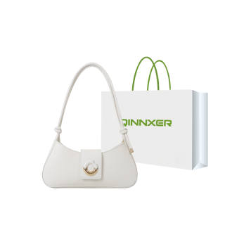 QINNXER Pu Handbag, Shoulder Bag, Shoulder Bag Regular Women's White/Black/Pink/Brown