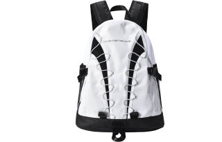 COEXISTENCE Polyester Water Repellent Travel, Hiking, Commute, And Daily Travel Backpack Regular Unisex White