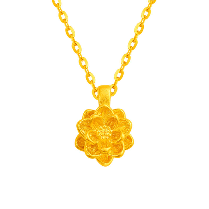 SINO GEM SINO GEM Gold Pendant Unisex