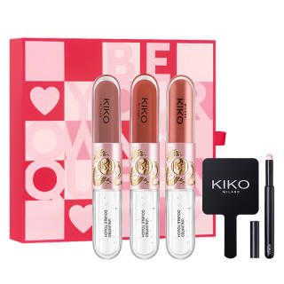 KIKO Heartbeat Box Dual Ended Lip Gloss Easy to blend